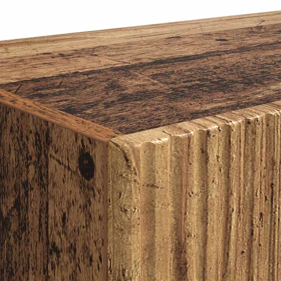Meuble TV mural 2 pcs Bois Ancien 60 x 31 x 29,5 cm - 8