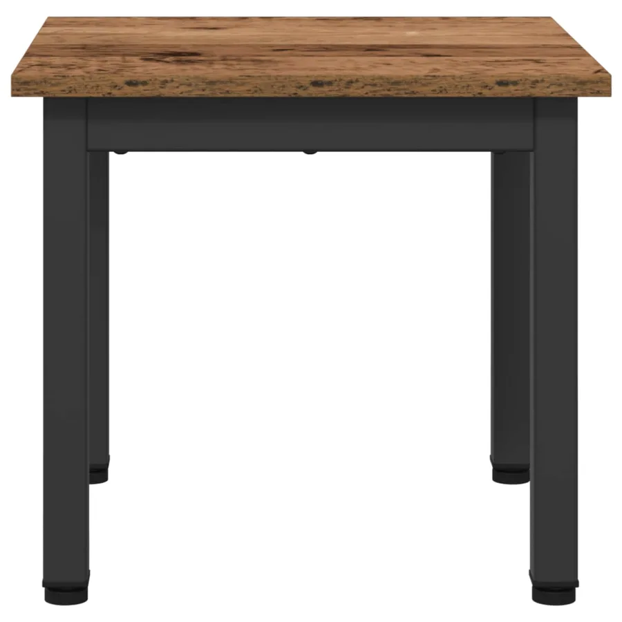 Table basse Bois ancien 40 x 40 x 36 cm Bois d'ingénierie - 5