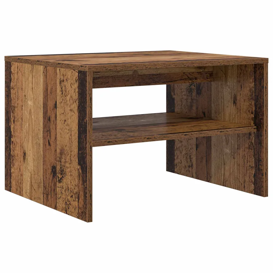 Table basse Bois ancien 60 x 50 x 40 cm Bois d'ingénierie - 7