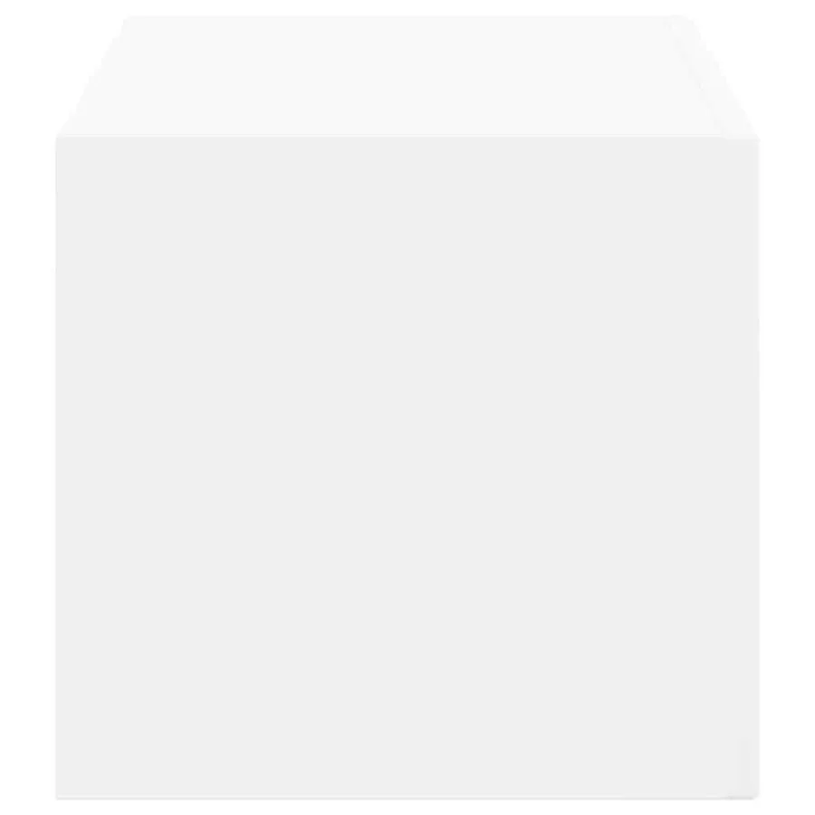 Meuble TV mural Blanc 60 x 31 x 29,5 cm Bois d'ingénierie - 7