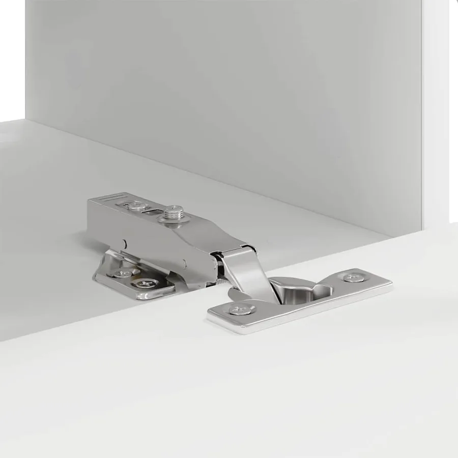 Meuble TV mural Blanc 60 x 31 x 29,5 cm Bois d'ingénierie - 8