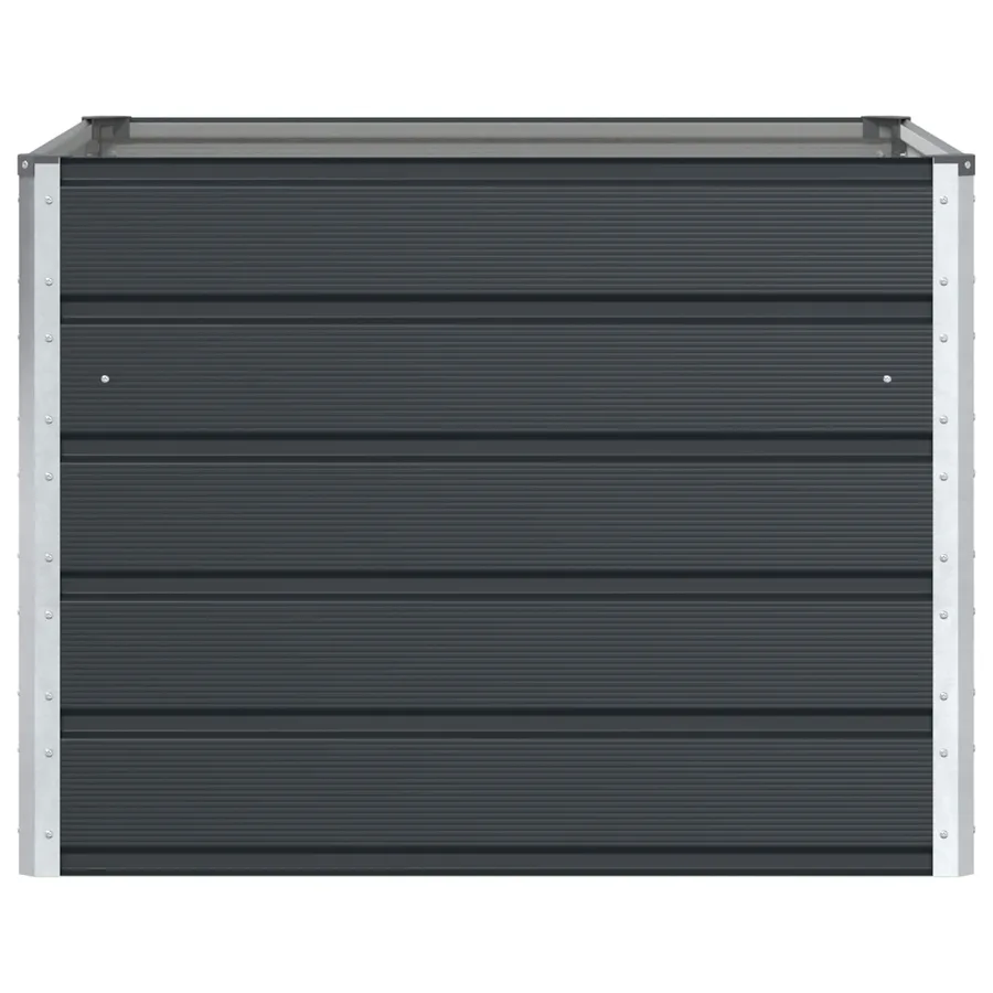 Jardinière Anthracite 100 x 100 x 75 cm Acier - 4