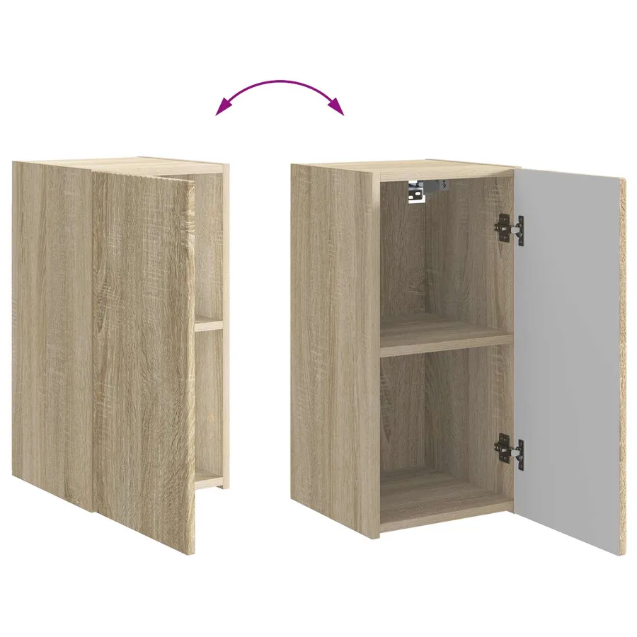 Ensemble meuble TV 6 pcs Chêne Sonoma Bois d'ingénierie - 11