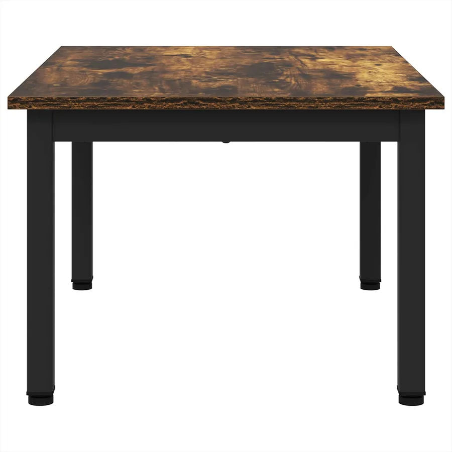 Table basse Chêne Fumé 70 x 50 x 36 cm Bois d'ingénierie - 6