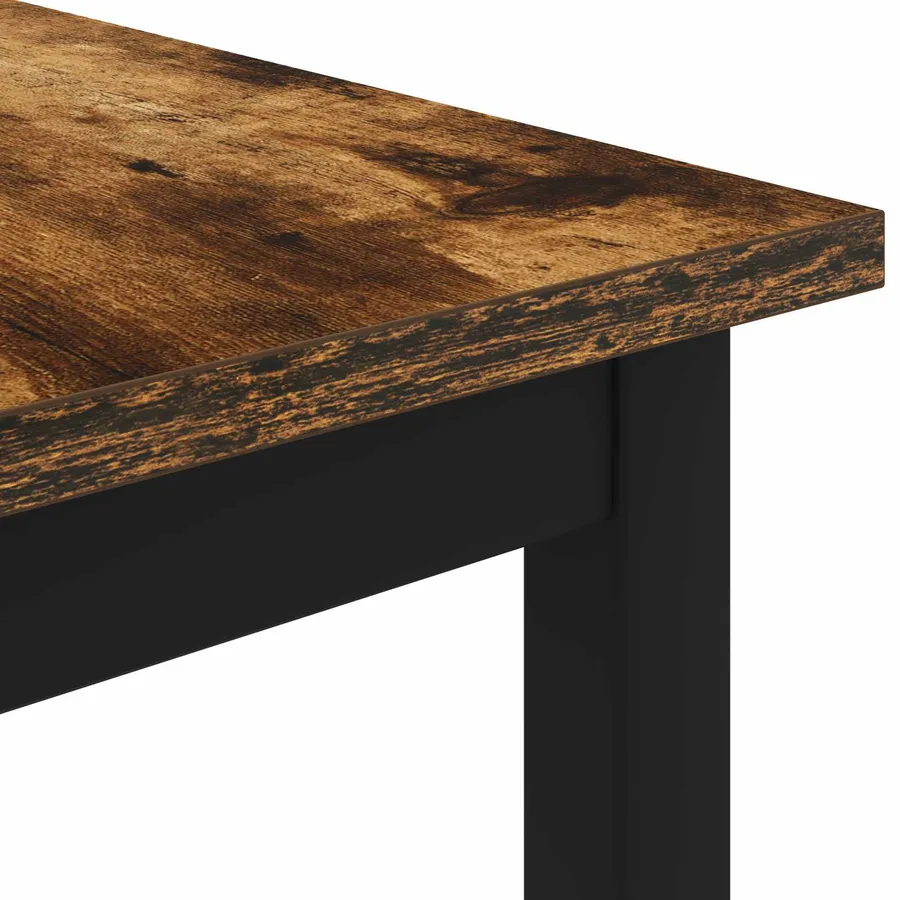 Table basse Chêne Fumé 70 x 50 x 36 cm Bois d'ingénierie - 7