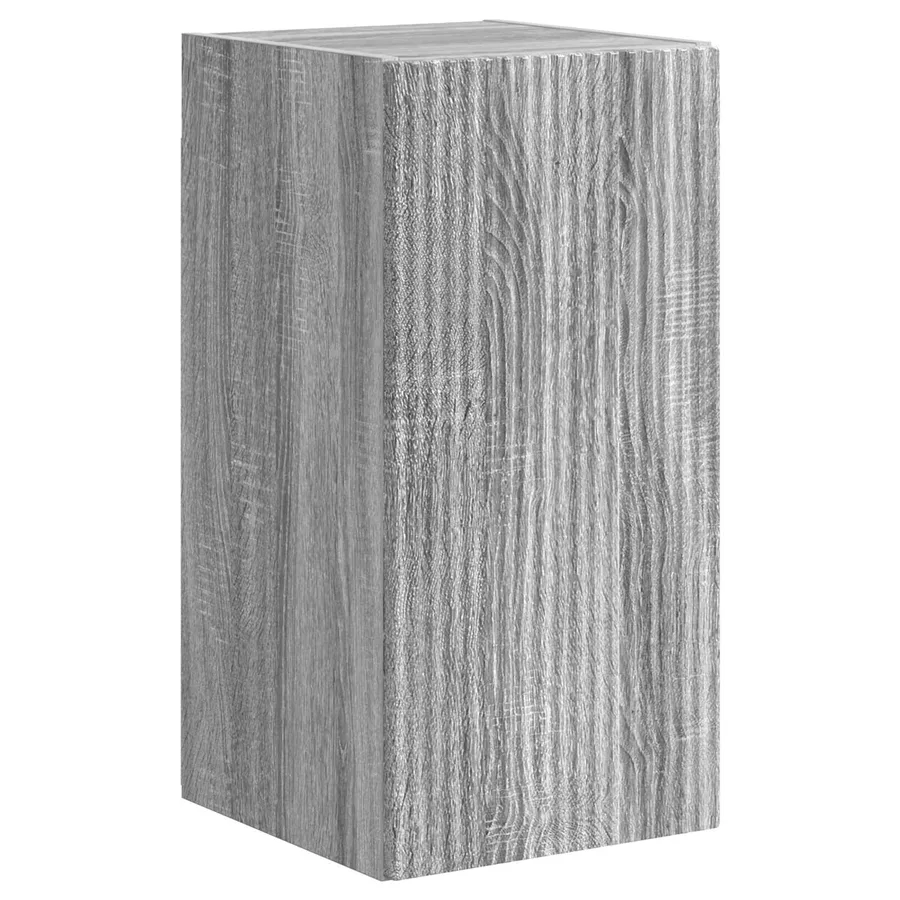 Ensemble meuble TV 4 pcs Gris Sonoma Bois d'ingénierie - 6