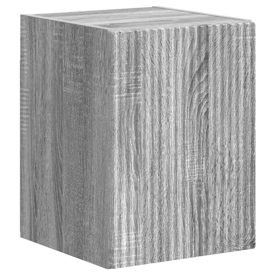 Ensemble meuble TV 4 pcs Gris Sonoma Bois d'ingénierie - 7