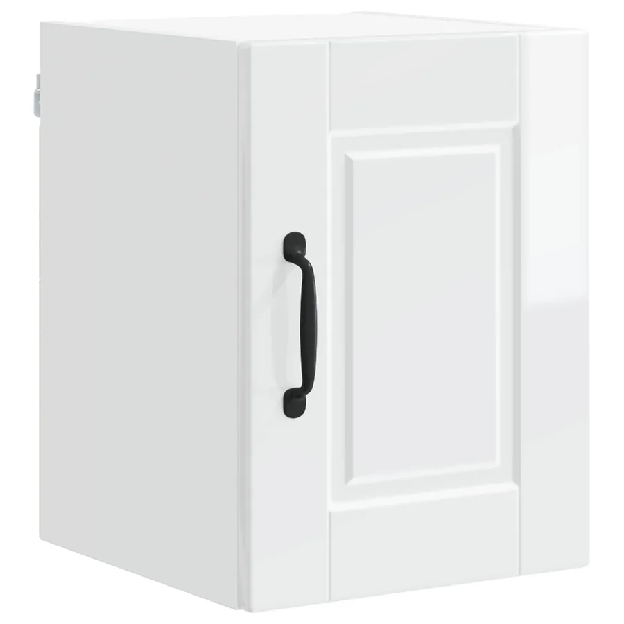 Meuble mural PORTO 2 pcs Blanc brillant 30 x 31 x 40 cm - 5