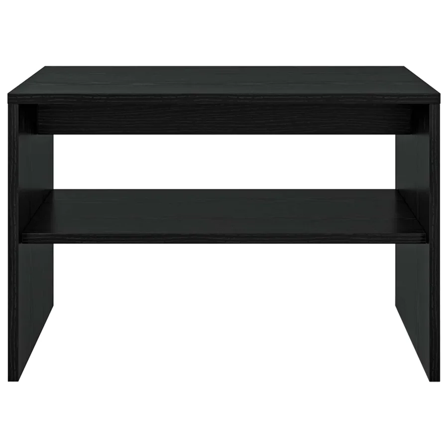 Table basse Chêne noir 60 x 50 x 40 cm Bois d'ingénierie - 5