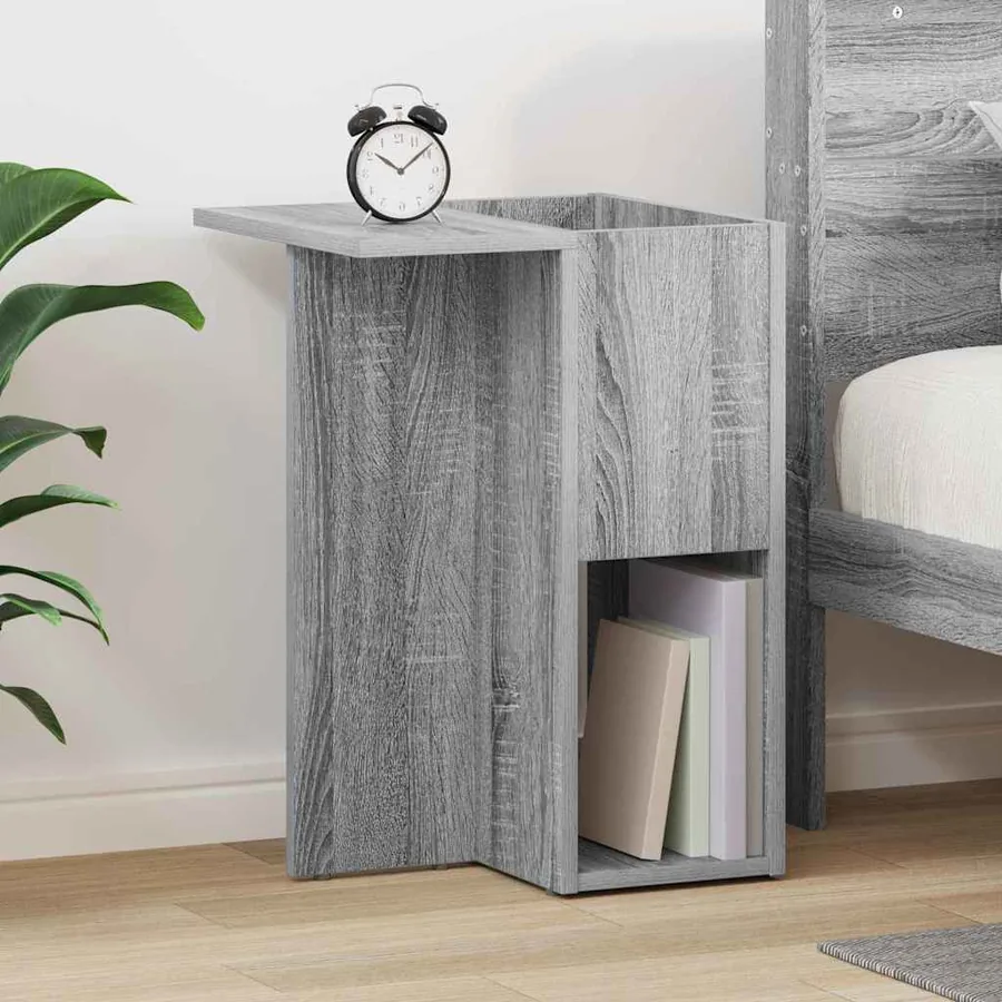 Table d'appoint Gris Sonoma 35 x 40 x 55 cm Bois d'ingénierie