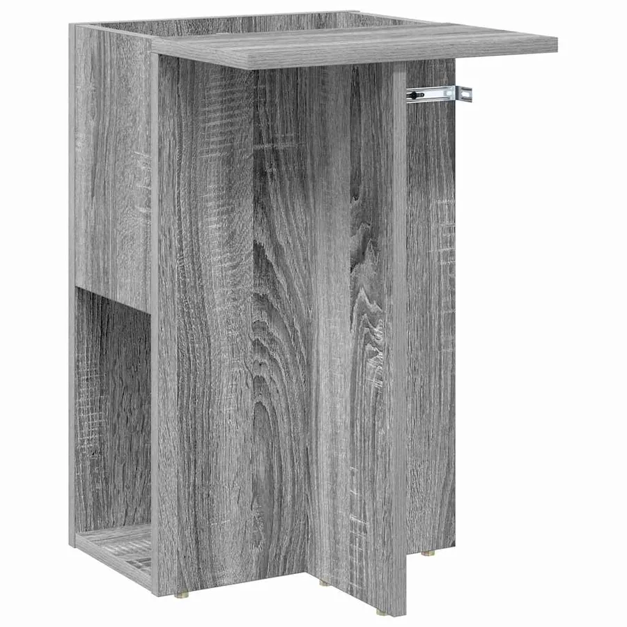 Table d'appoint Gris Sonoma 35 x 40 x 55 cm Bois d'ingénierie - 2