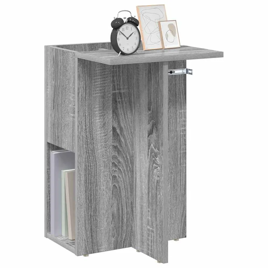 Table d'appoint Gris Sonoma 35 x 40 x 55 cm Bois d'ingénierie - 3