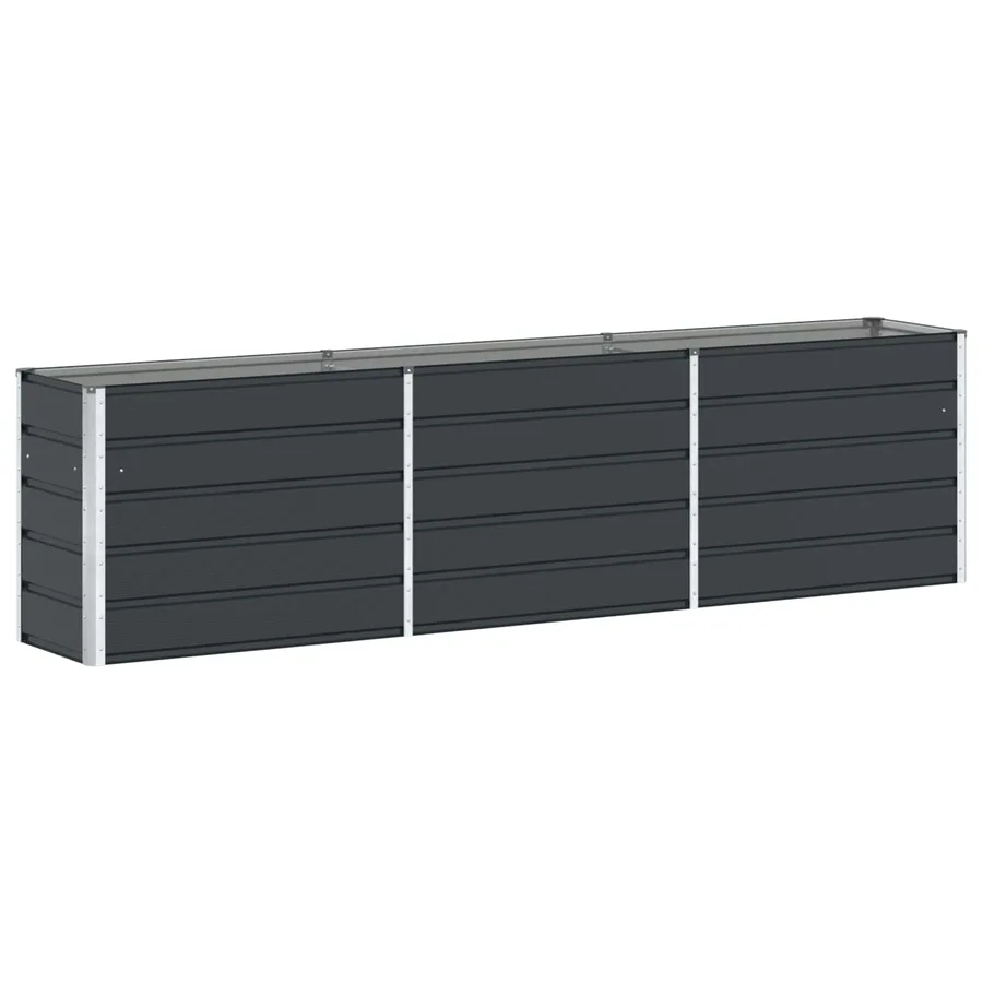 Jardinière Anthracite 290 x 50 x 75 cm Acier galvanisé - 2