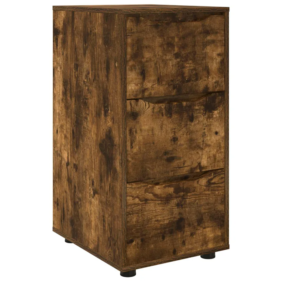 Armoire de rangement Chêne fumé 40 x 48 x 81 cm - 2