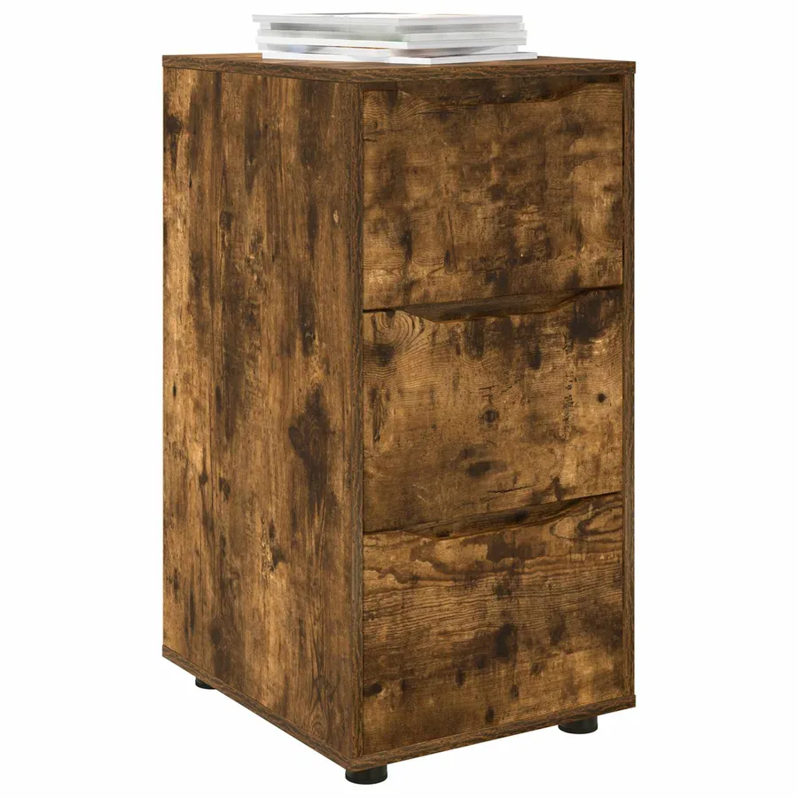 Armoire de rangement Chêne fumé 40 x 48 x 81 cm - 3