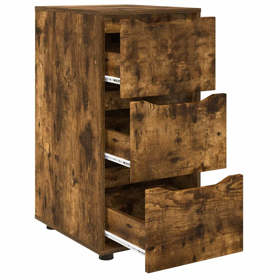 Armoire de rangement Chêne fumé 40 x 48 x 81 cm - 7