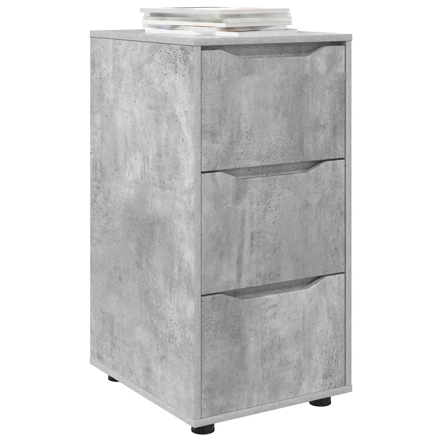 Armoire de rangement Gris béton 40 x 48 x 81 cm - 3