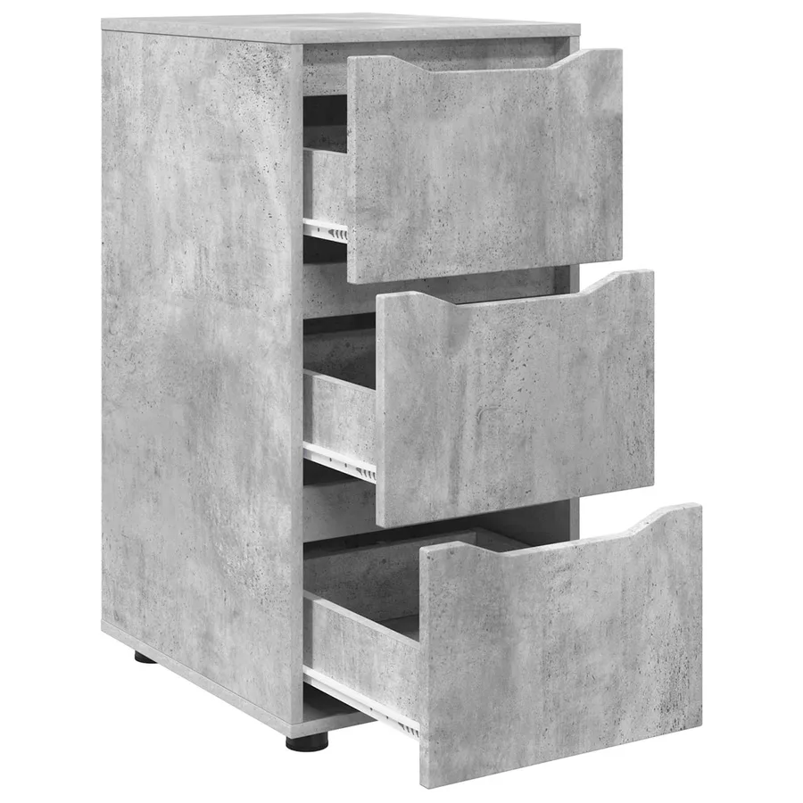 Armoire de rangement Gris béton 40 x 48 x 81 cm - 7