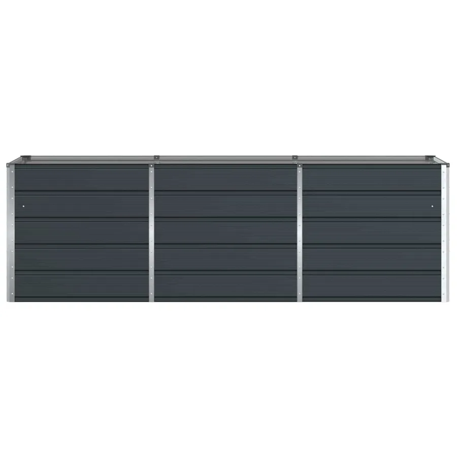 Jardinière Anthracite 240 x 80 x 75 cm Acier - 4