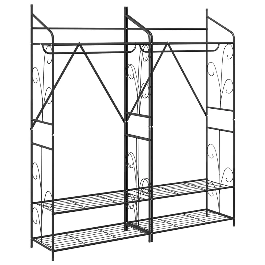 Armoire Ouverte Uni 2 pcs 78 x 36 x 158 cm - 2