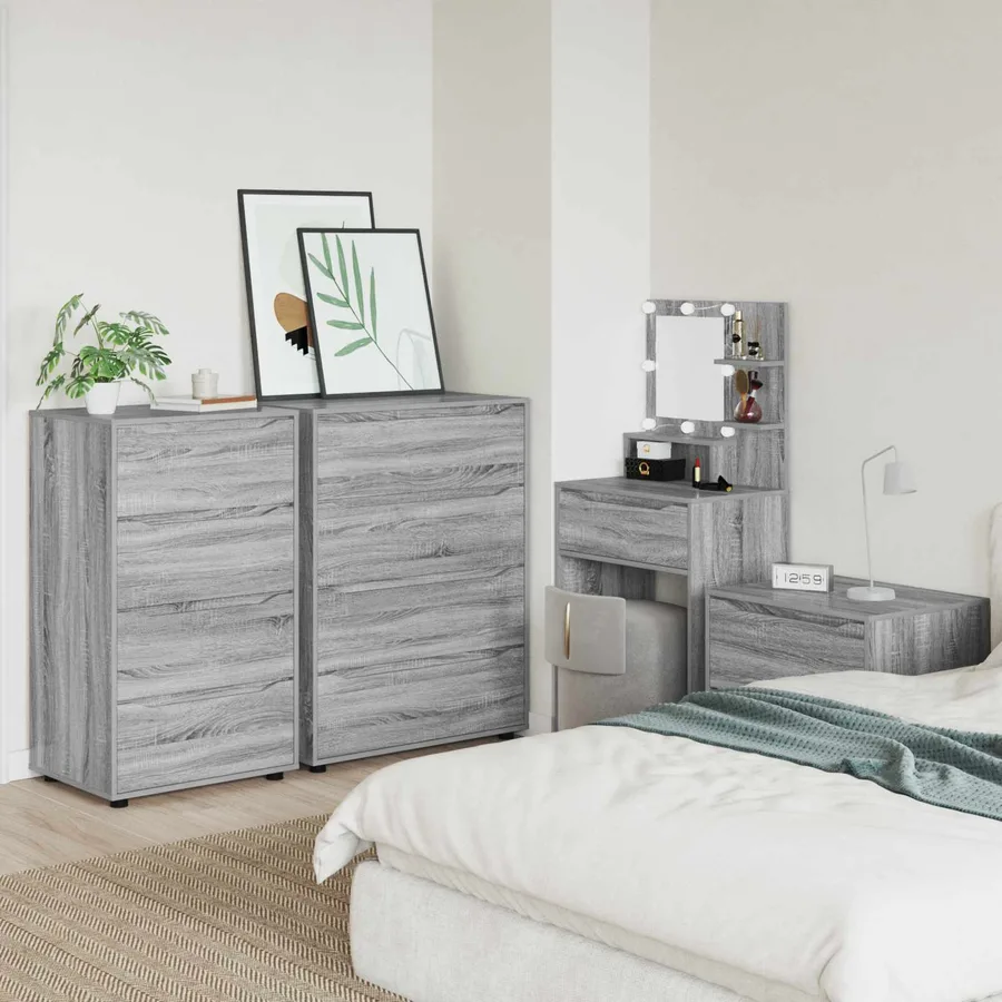 Armoires de rangement Gris Sonoma 60 x 48 x 105 cm - 4