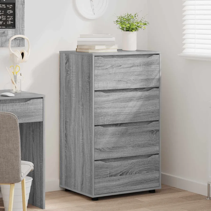 Armoires de rangement Gris Sonoma 60 x 48 x 105 cm - 5