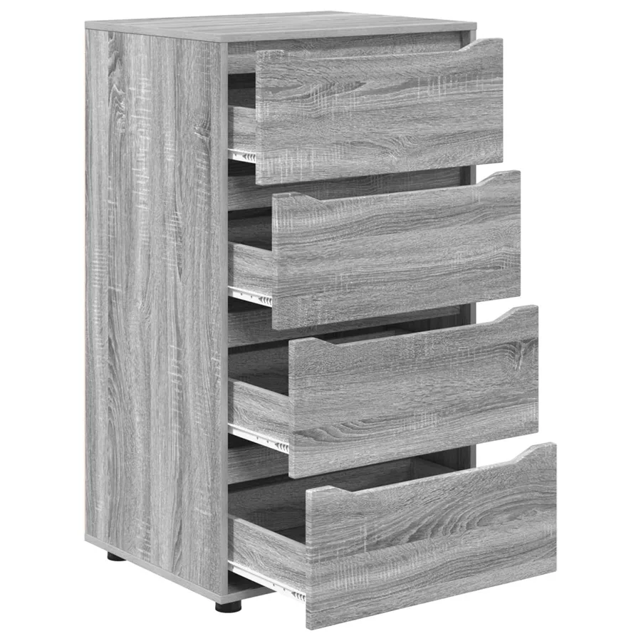 Armoires de rangement Gris Sonoma 60 x 48 x 105 cm - 7