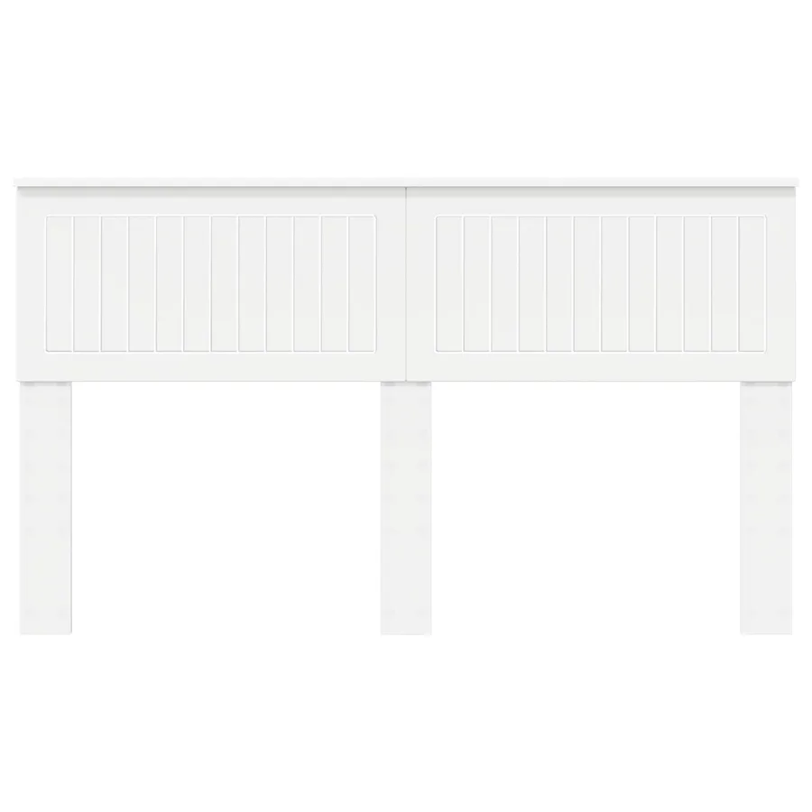 Tête de lit Blanc Bois d'ingénierie - 4