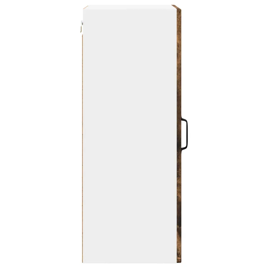 Cabinet en verre mural PORTO Chêne fumé 40 x 31 x 80 cm - 7