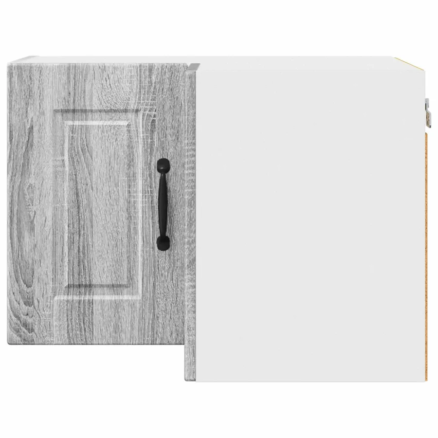 Cabinet d'angle mural PORTO Gris Sonoma 57 x 57 x 40 cm - 6