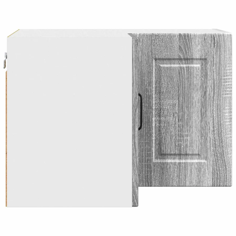 Cabinet d'angle mural PORTO Gris Sonoma 57 x 57 x 40 cm - 7