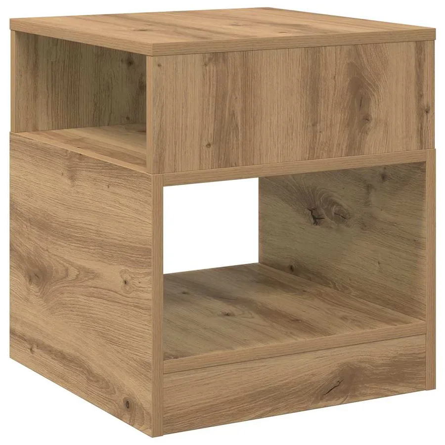 Table d'appoint Chêne artisanal 40,5 x 40 x 45 cm - 7