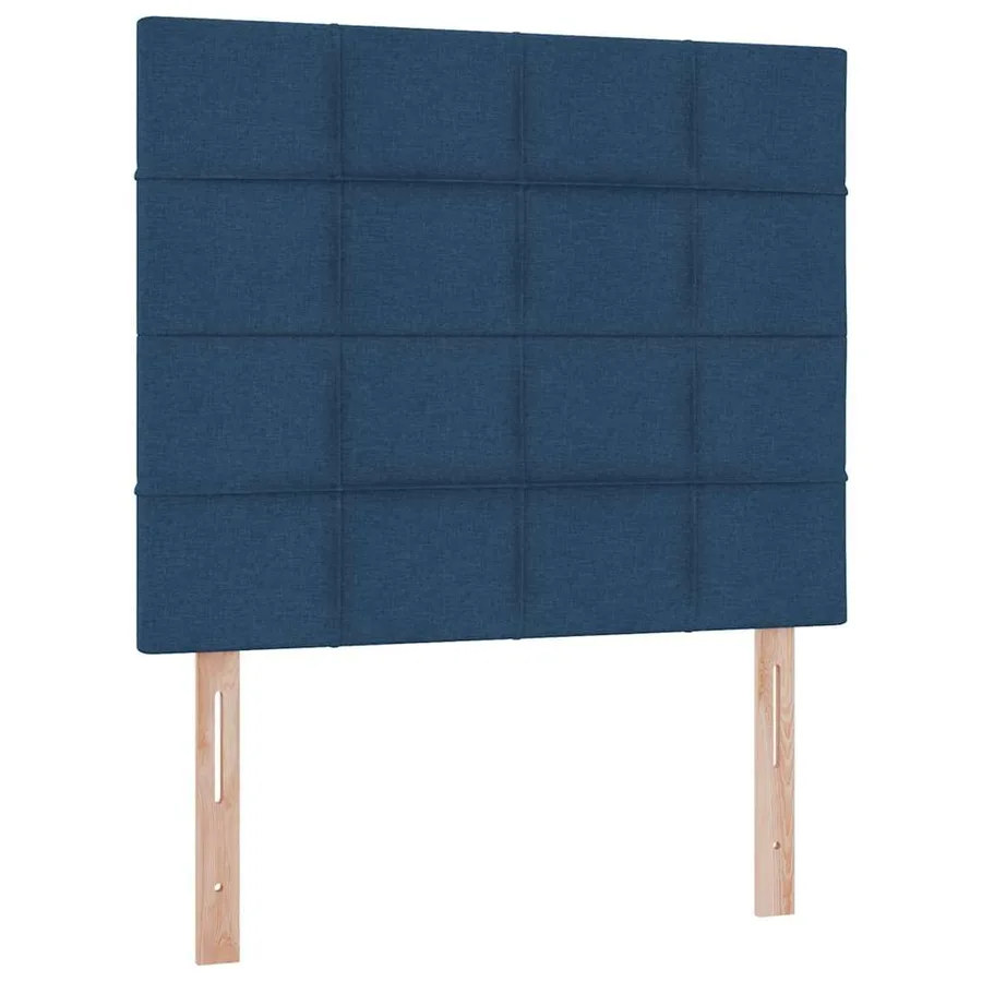 Lit de rangement LED avec matelas Bleu 120 x 200 cm Tissu - 10