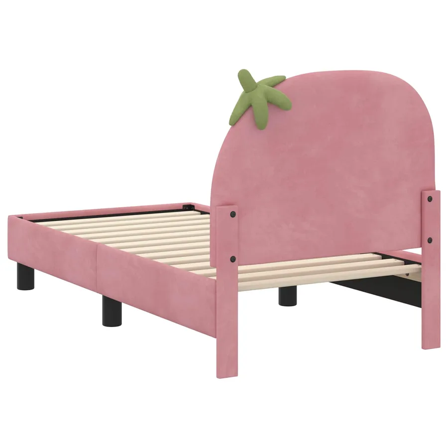 Cadre de lit pour tout-petit avec tête de lit Rose 70 x 140 cm - 7