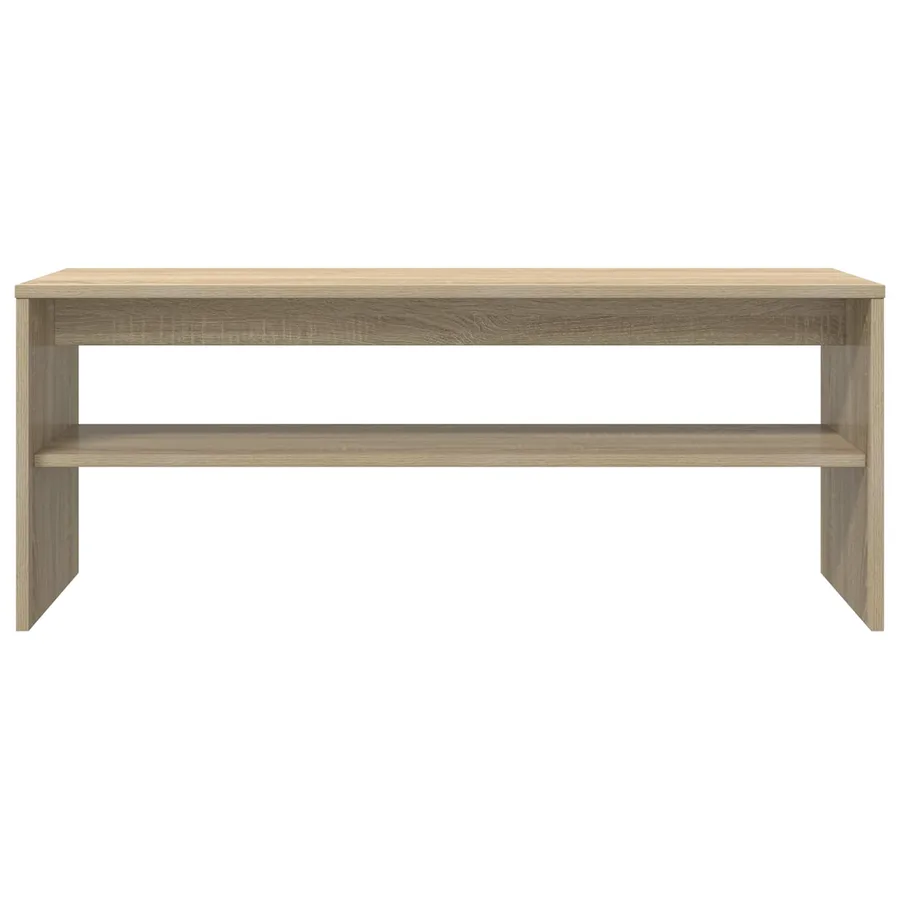 Meuble TV Chêne Sonoma 100 x 35 x 40 cm Bois d'ingénierie - 5
