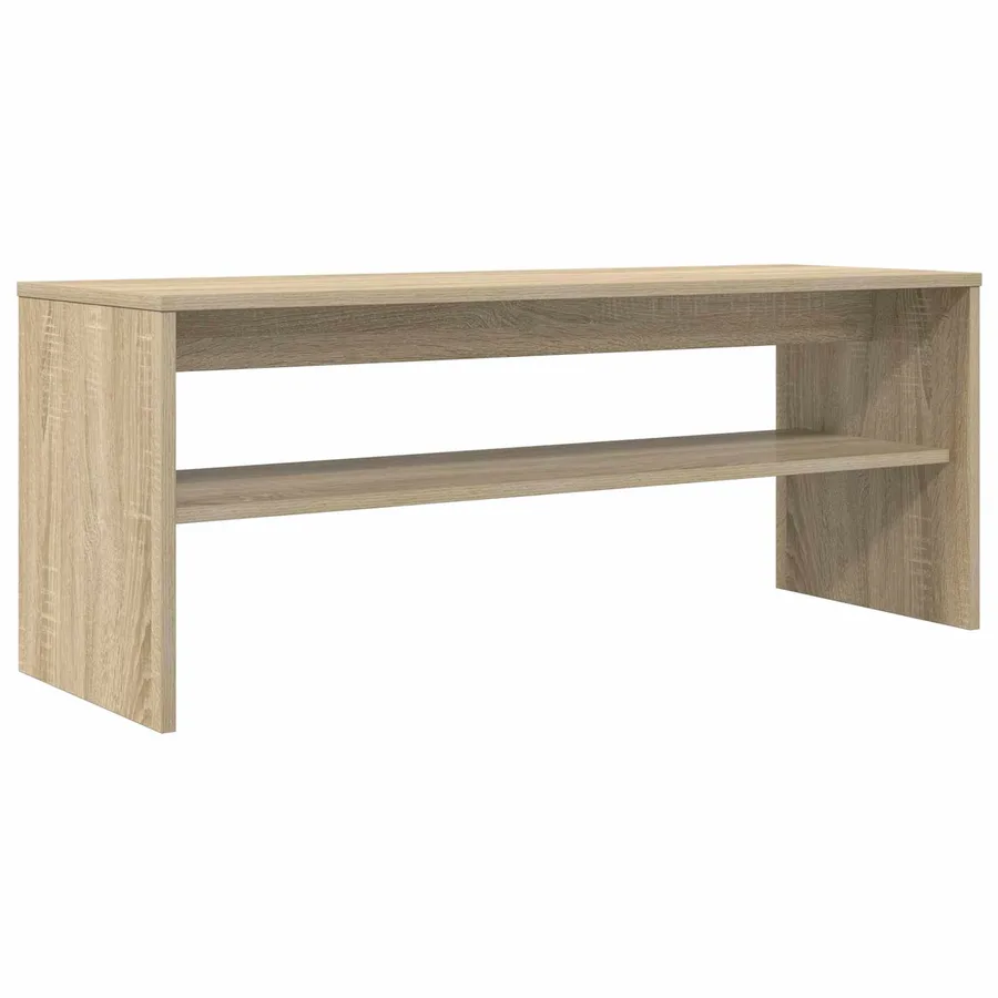 Meuble TV Chêne Sonoma 100 x 35 x 40 cm Bois d'ingénierie - 7