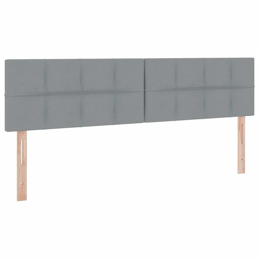 Lit avec rangement et matelas Gris clair 160 x 200 cm - 9