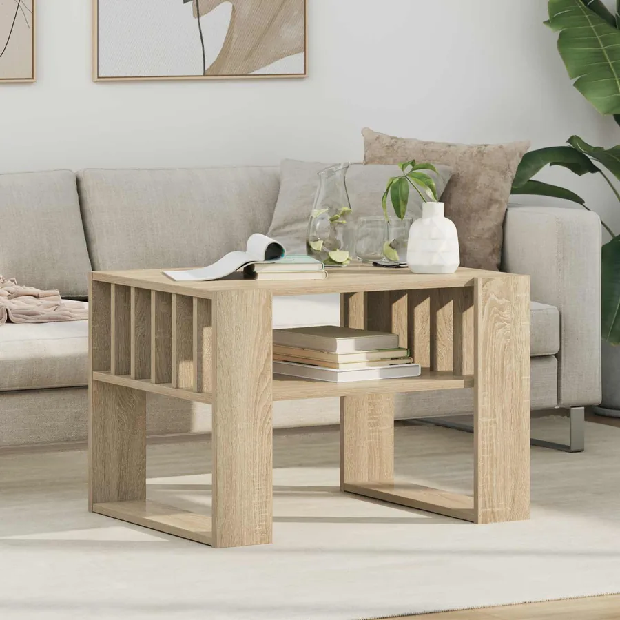 Table basse Chêne Sonoma 66 x 49,5 x 45 cm Bois d'ingénierie