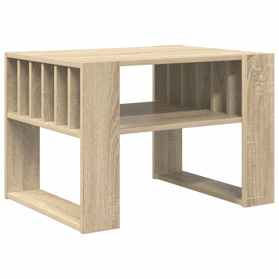 Table basse Chêne Sonoma 66 x 49,5 x 45 cm Bois d'ingénierie - 2