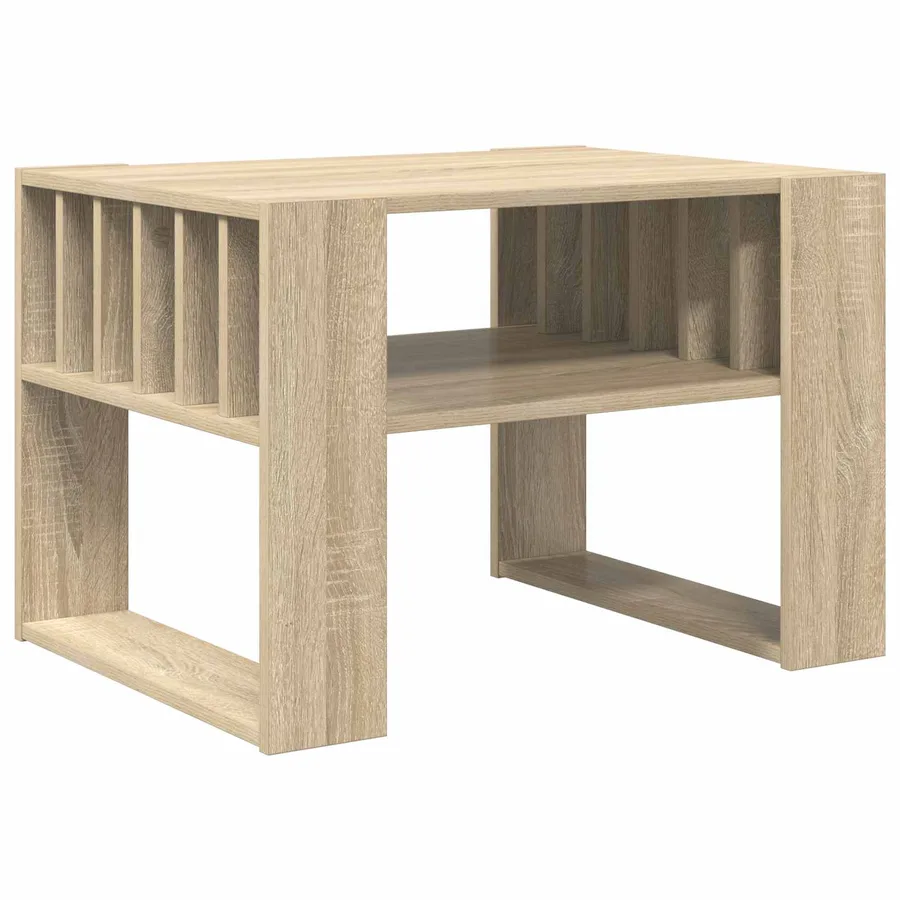 Table basse Chêne Sonoma 66 x 49,5 x 45 cm Bois d'ingénierie - 7