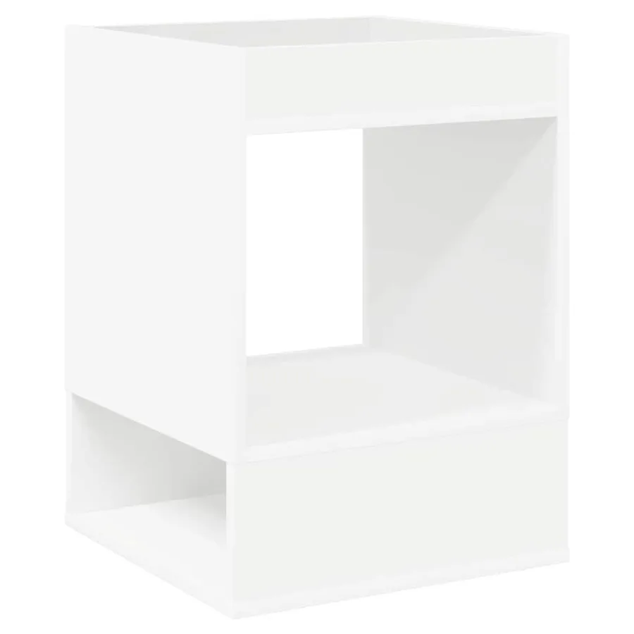 Table d'appoint 2 pcs Blanc 40 x 40 x 56 cm Bois d'ingénierie - 5