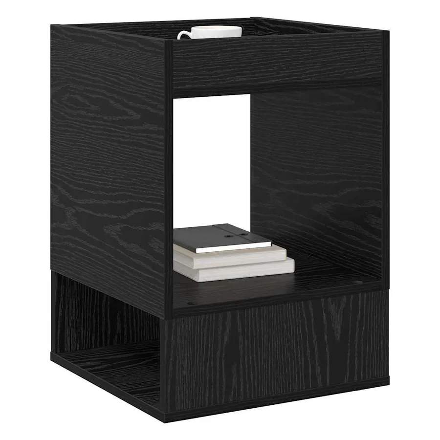 Table d'appoint 2 pcs Chêne noir 40 x 40 x 56 cm - 3