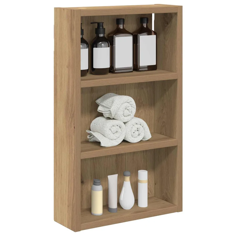 Armoire murale de salle de bain Chêne artisan 30 x 10 x 50 cm - 3
