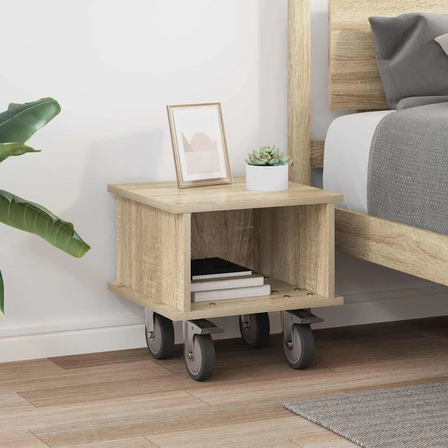 Meuble TV Chêne Sonoma 37 x 35 x 35 cm Bois d'ingénierie - 4