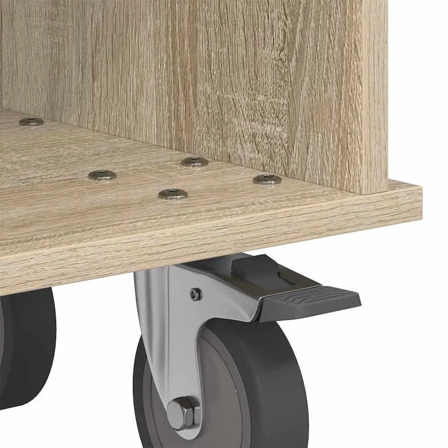 Meuble TV Chêne Sonoma 37 x 35 x 35 cm Bois d'ingénierie - 9