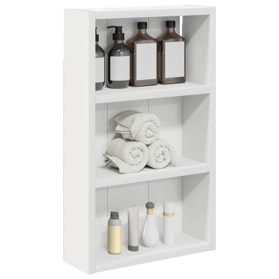 Armoire murale de salle de bain Blanc 30 x 10 x 50 cm - 3