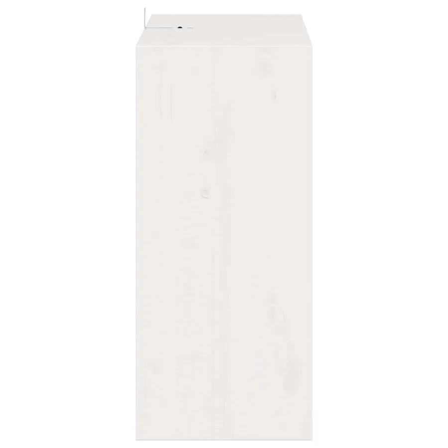Étagère à vin 2 pcs Blanc 56 x 25 x 56 cm Pin massif - 7