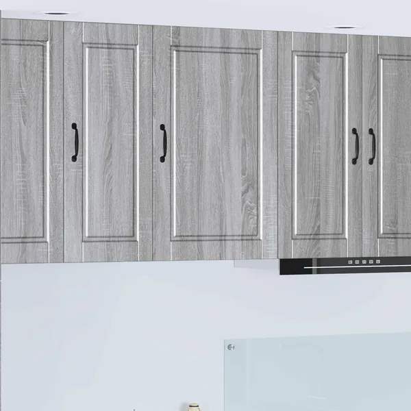 Meuble mural PORTO Gris Sonoma 50 x 31 x 80 cm