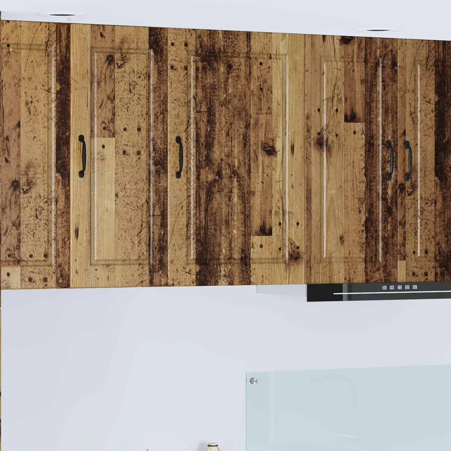 Meuble mural PORTO Bois ancien 50 x 31 x 80 cm