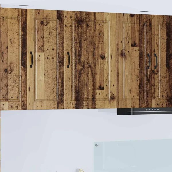 Meuble mural PORTO Bois ancien 50 x 31 x 80 cm
